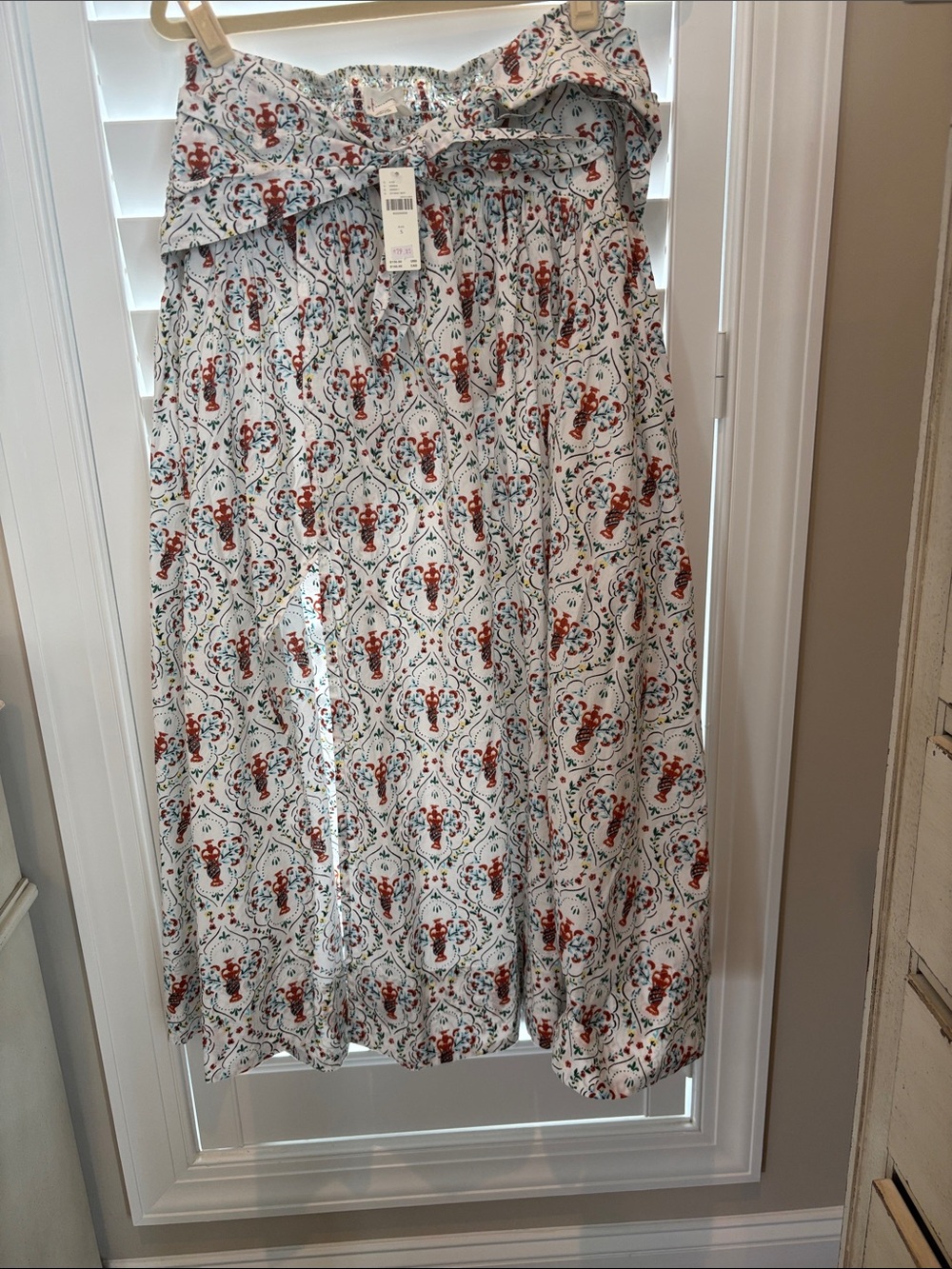New Anthropologie Poplin Maxi Skirt